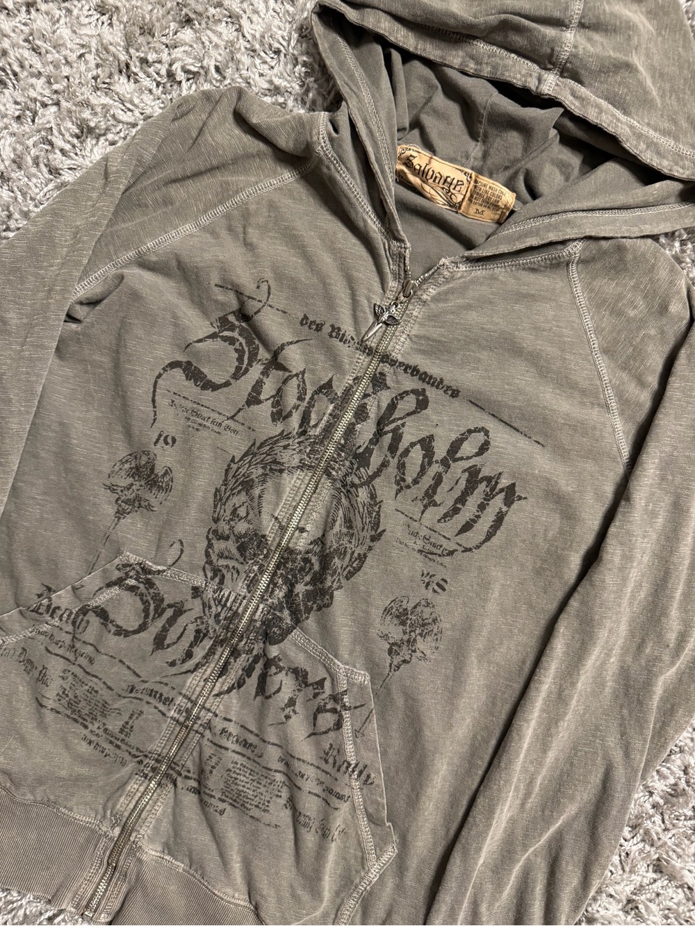 2000s Salvage Affliction Style Hoodie